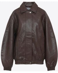 Frankie Shop - Prescott Grained Faux Leather Jacket - Lyst