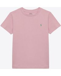 Polo Ralph Lauren - Logo Embroidered T-Shirt - Lyst