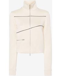 Ferragamo - High-Neck Zip-Up Jacket - Lyst