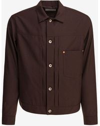 Sacai - Suiting Button-Up Jacket - Lyst