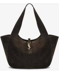 Saint Laurent - Le 5 À 7 Bea Suede Tote Bag - Lyst