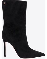 Gianvito Rossi - Reus 105 Suede Ankle Boots - Lyst