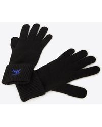 Burberry - Ekd Cashmere Brushed Gloves - Lyst