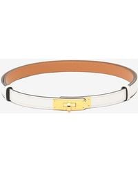 Hermès - Kelly 18 Epsom Leather Belt With Buckle - Lyst