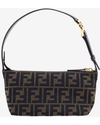 Fendi - Small Vanity Ff Jacquard Shoulder Bag - Lyst