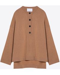 Erika Cavallini Semi Couture - Veronica Cashmere Oversized Sweater - Lyst