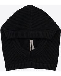 Rick Owens - Ribbed Knit Balaclava - Lyst