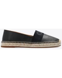 Chloé - Piia Logo-Embroidered Espadrilles - Lyst