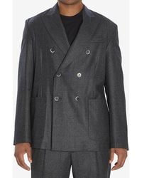 Barena - Doria Bita Double-Breasted Blazer - Lyst