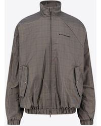 Balenciaga - Madras Nylon Jacket - Lyst