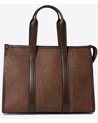Etro - Arnica Paisley Jacquard Top Handle Bag - Lyst