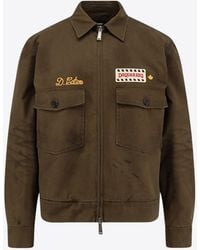 DSquared² - Zip-Up Denim Jacket - Lyst