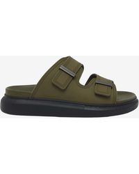 McQueen - Hybrid Slides With Double-Buckles - Lyst