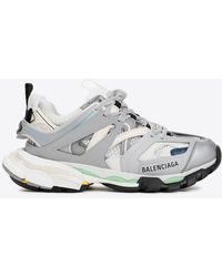 Balenciaga - Track Mesh And Nylon Low-Top Sneakers - Lyst
