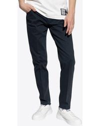 Dolce & Gabbana - Logo Patch Slim-Cut Jeans - Lyst