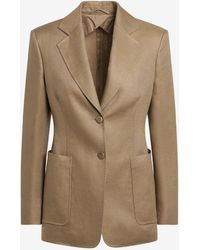 Max Mara - Volonta Single-Breasted Buttoned Blazer - Lyst