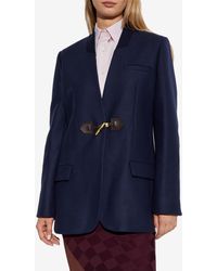 Moschino - Single-Breasted Wool Blazer - Lyst