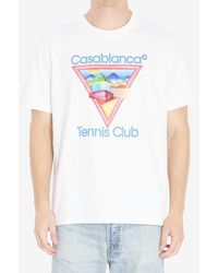 CASABLANCA - Relaxed-Fit Graphic Print T-Shirt - Lyst