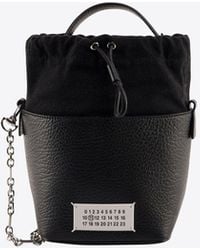 Maison Margiela - Small 5Ac Leather Bucket Bag - Lyst