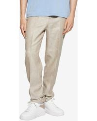 Etro - Linen-Blend Chino Pants - Lyst