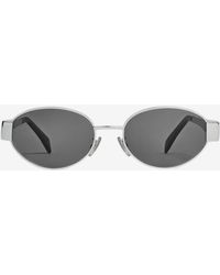 Celine - Triomphe Oval Sunglasses - Lyst