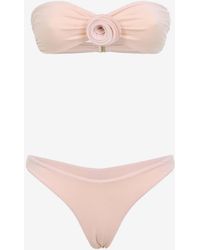 LaRevêche - Vesna Flower Applique Bikini - Lyst