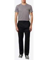 Dolce & Gabbana - Logo-Plaque Crewneck T-Shirt - Lyst