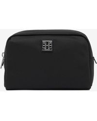 Tory Burch - Virginia Logo Plaque Toiletry Bag - Lyst