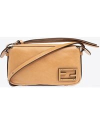 Fendi - Mini Simply Leather Shoulder Bag - Lyst