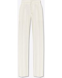 Dolce & Gabbana - Striped Wool Pants - Lyst