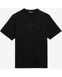Dolce & Gabbana - Number Logo Crewneck T-Shirt - Lyst