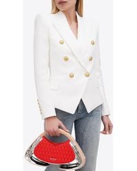 Balmain - Double-Breasted Tailored Blazers - Lyst