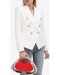 Balmain - Double-Breasted Tailored Blazers - Lyst