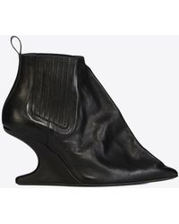 Rick Owens - Taco 80 Leather Ankle Boots - Lyst
