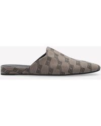 Shop Balenciaga Cosy BB Mules BB Monogram