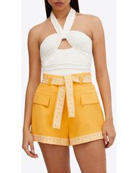Significant Other - Romee Embroidery-Detail Shorts - Lyst