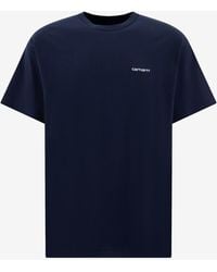 Carhartt - Script Embroidered T-Shirt - Lyst