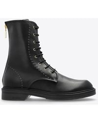 Max Mara - "Urbancombact" Leather Shoes - Lyst