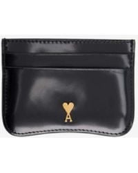 Ami Paris - Paris Paris Leather Cardholder - Lyst