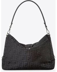 Fendi - Large Lui Ff Nylon Shoulder Bag - Lyst
