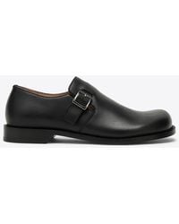 Loewe - Campo Monk Strap Derby Shoes - Lyst