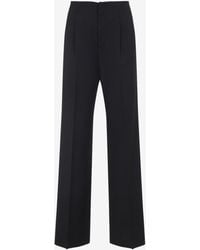 Alberta Ferretti - Tropical Tailored Pants - Lyst