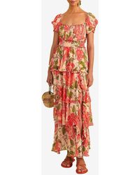 FARM Rio - Blooming Floral Maxi Dress - Lyst
