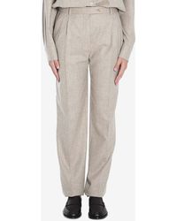 The Row - Norbert Tailored Wool-Blend Pants - Lyst