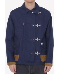 FAY ARCHIVE - Four-Hooks Cotton Jacket - Lyst