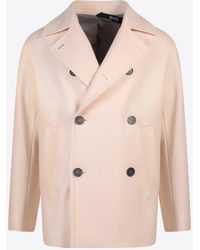 Hevò - Trani Double-Breasted Coat - Lyst