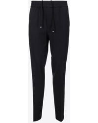 Ferragamo - Wool-Blend Slim Track Pants - Lyst