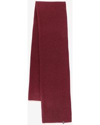 Brunello Cucinelli - Cashmere Ribbed Scarf - Lyst