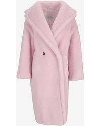 Max Mara - Tedgirl Double-Breasted Buttoned Coat - Lyst