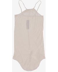 Rick Owens - Skorpio Silk Ribbed Jersey Tank Top - Lyst